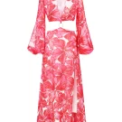 сукня Hawaiian flowers з кільцем посередині